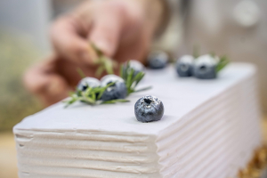 Blueberry cake Photography