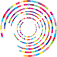 The combination of many circles turning inside each other represent the global connections that always changing and multiple colors represent the multiple of services in web design and marketing we offer for every business around the world.